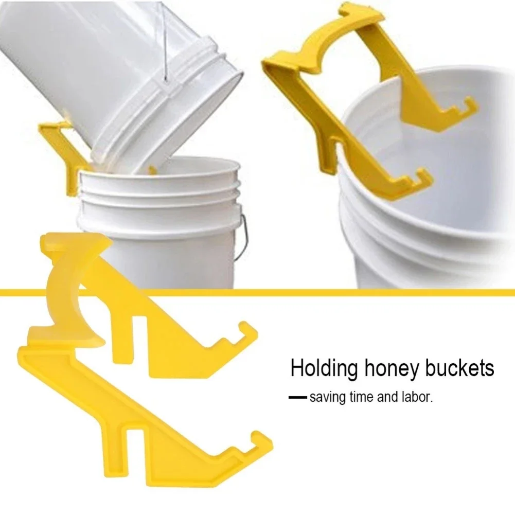 1 Pcs Beekeeping Tools Cooked Plastic Honey Bucket Support Frame Shake Honey Barrel Shelf Beekeeper Supplies