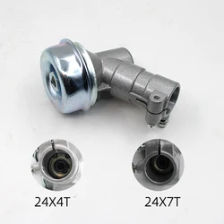 芝刈り機用ギアボックス,カッティングヘッド24mm,スプライン,4t,7t,Maruwomanに適合,ブラシカッター,リダクション,ガーデンツール,日本