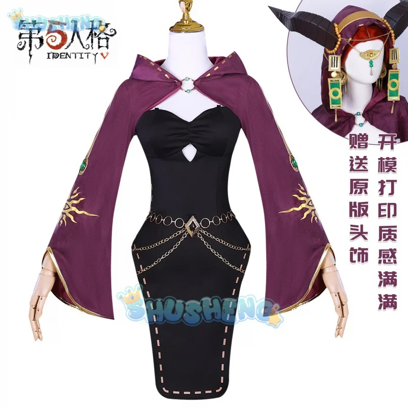 

Fiona Gilman Cosplay Costume Game Identity V Priestess Cosplay Dress Party Suit Halloween Carnival Uniforms Custom Made