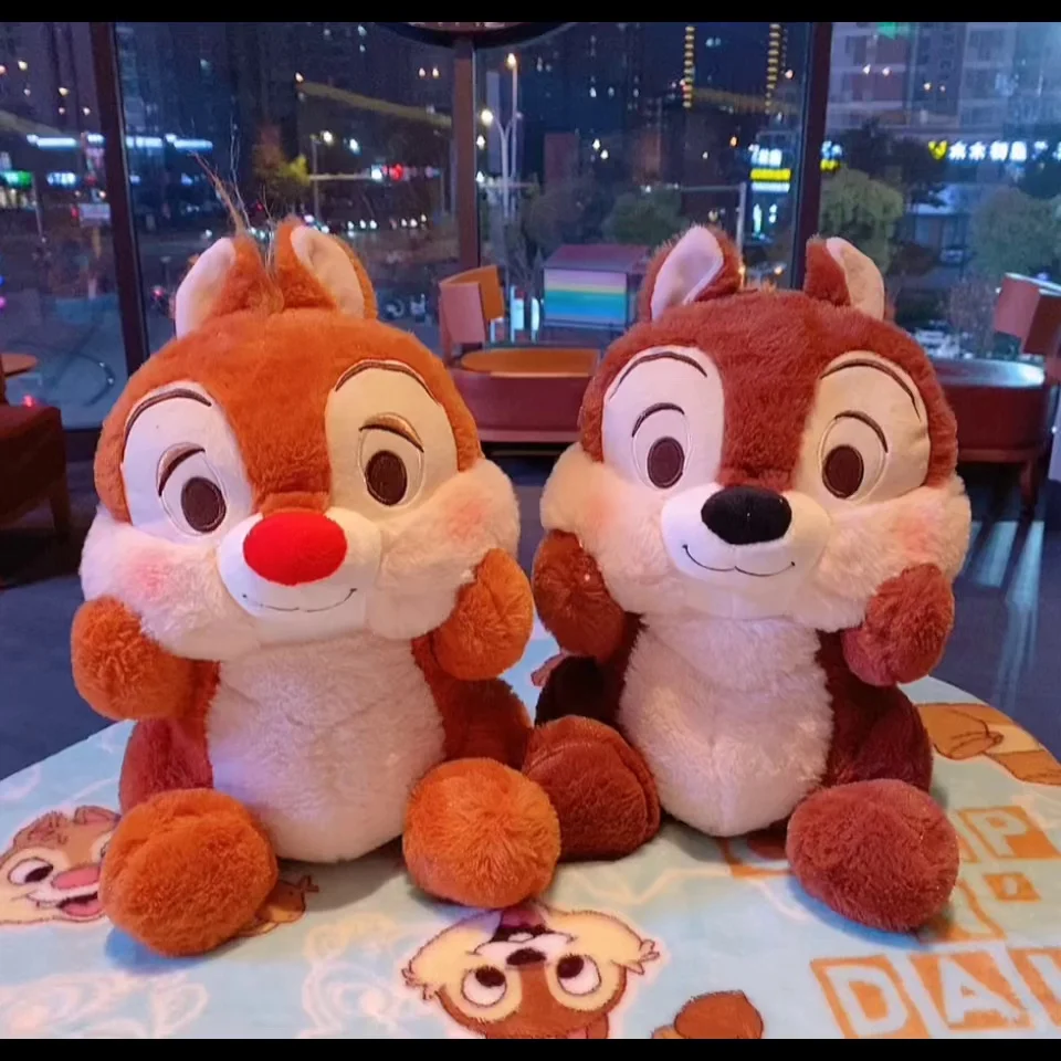 30/60cm Disney Chip n Dale peluche farcito Chipmunks Lovely Anime Plushies Soft Hug Pillow Sleeping regali di compleanno bambola