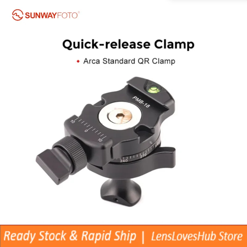 

SUNWAYFOTO Mini Tripod Ball Head Viode Head for Phones and Camera Ballhead Easy to Carry Inverted Ballhead