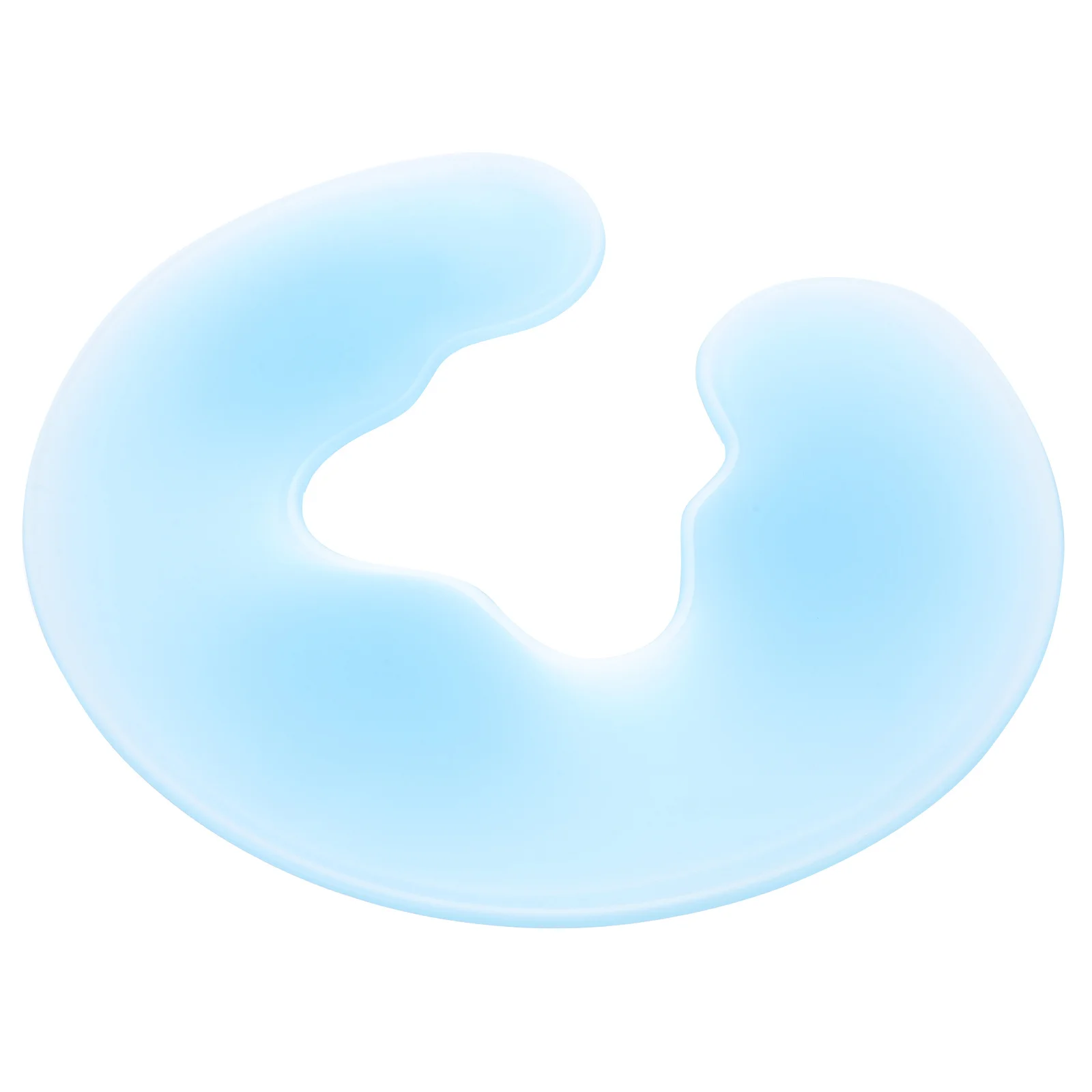 

1pc U-Shaped Silicone Face Pillow Design For Spa Massage Cushion Beauty Salon Sleep Comfort Dust Mite