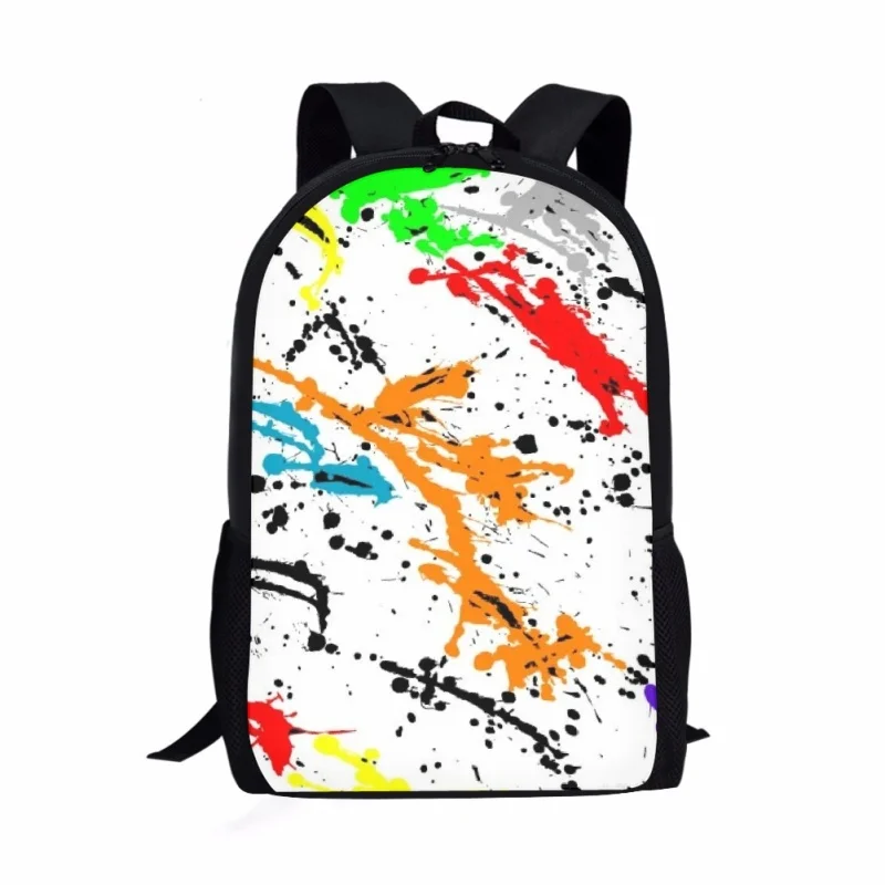 

New Fashion Tie-dyed Print Pattern School Bag For Children Young Casual Book BagsFor Kids Backpack Teens Large Capacity Backpack