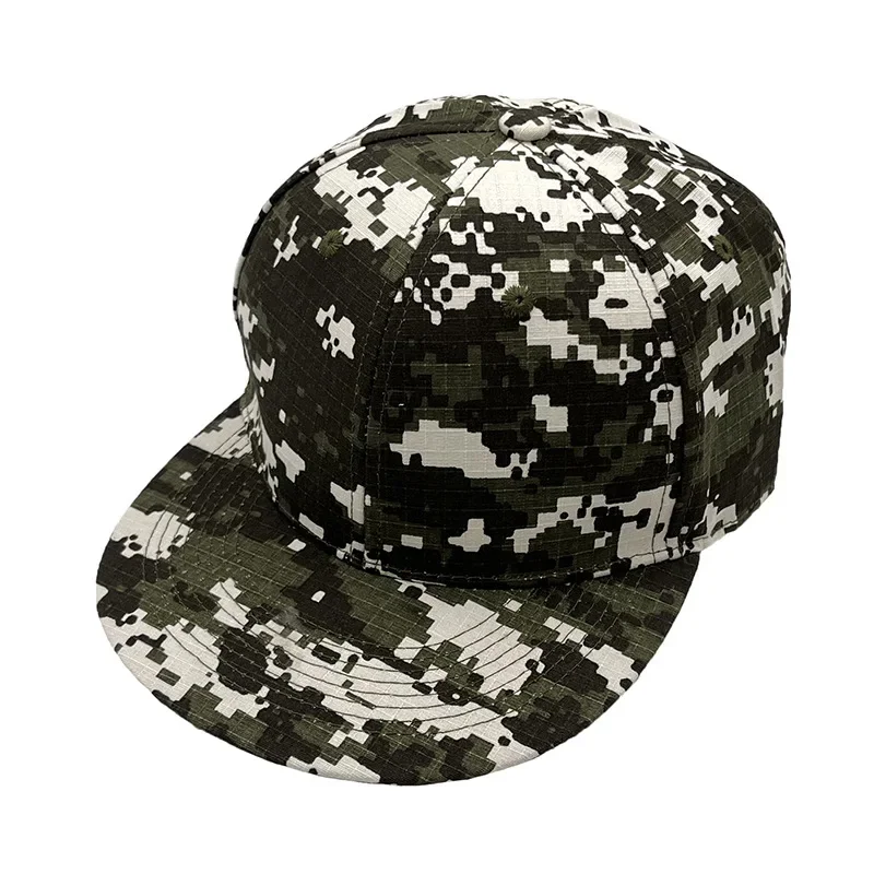 2025 Nuevas gorras de hip hop de camuflaje con impresión digital - Sombreros de béisbol de ala plana estilo callejero Harajuku Moda urbana juvenil unisex