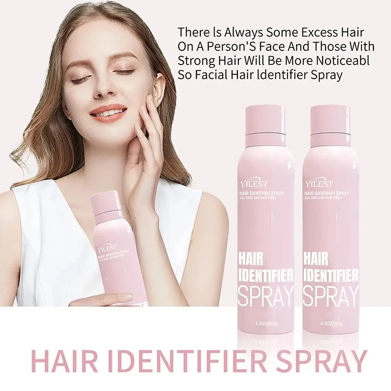 1 Satz Haar kennung Spray Gesichts haaren tfernung Spray Glättung Gesicht haarlos schmerzlos mit 4 Schaber Gesicht Rasur Gesichts pflege