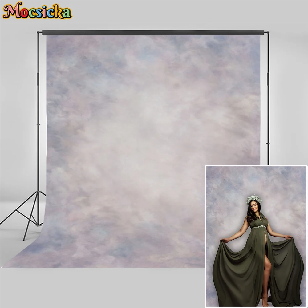 Telón de fondo abstracto pintado a mano para estudio fotográfico, gradiente de pared, sesión fotográfica, retrato de bebé adulto
