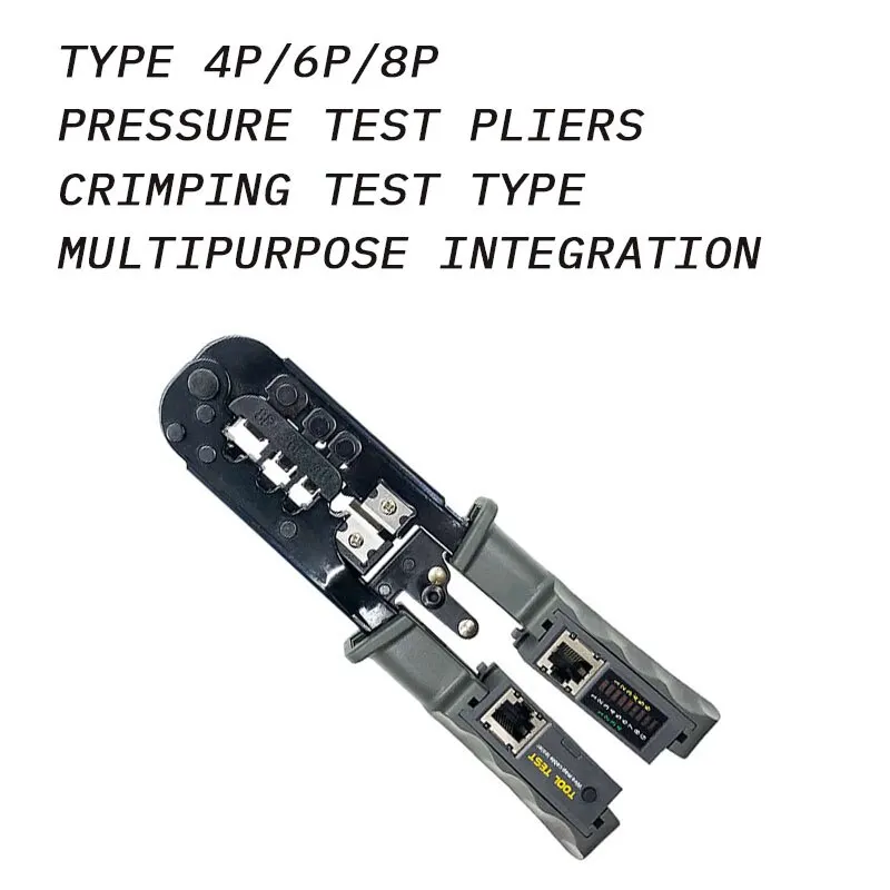 Pinze per cavi di rete 1PC pinza a cricchetto per Tester a crimpare per martinetto registrato a tre usi