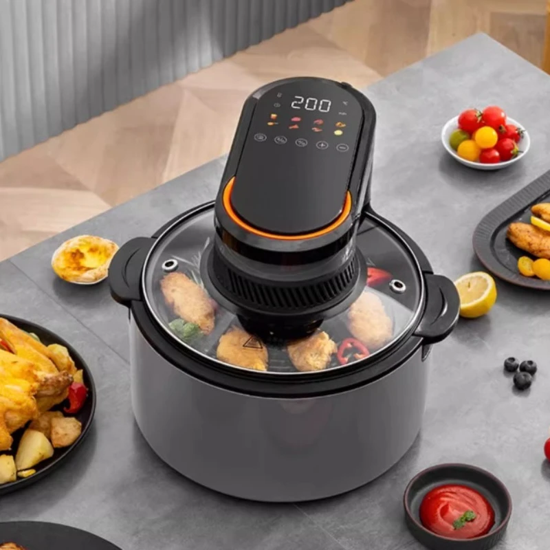 Air fryer household no need to turn over visual multi-function smart new oven integrated electric fryer
