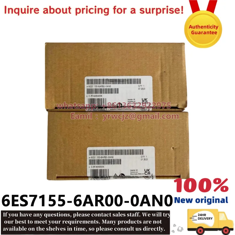 Brand new Siemens 6ES7155-6AR00-0AN0 SIMATIC ET200SP IM155-6PN Basic PROFINET interface module