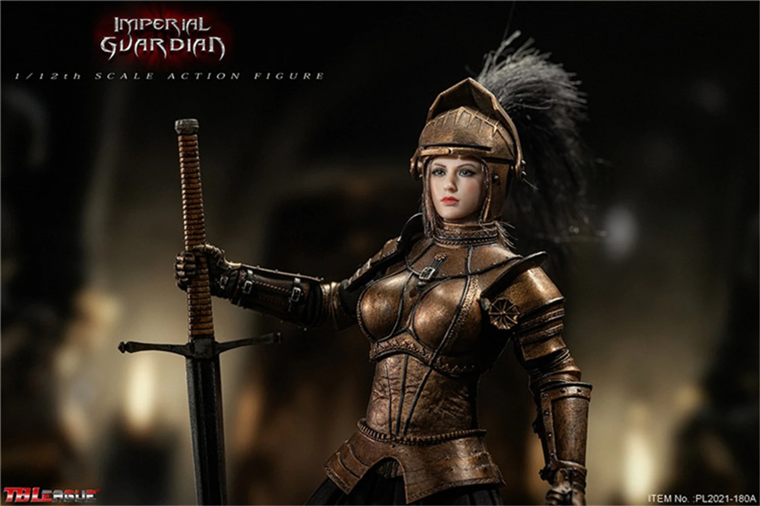 1/12 Female Soldier PL2021-180ABCDEF Imperial Guardian Armor Warrior Suit Static Model Ornaments 6Inch Action Figure Body Doll