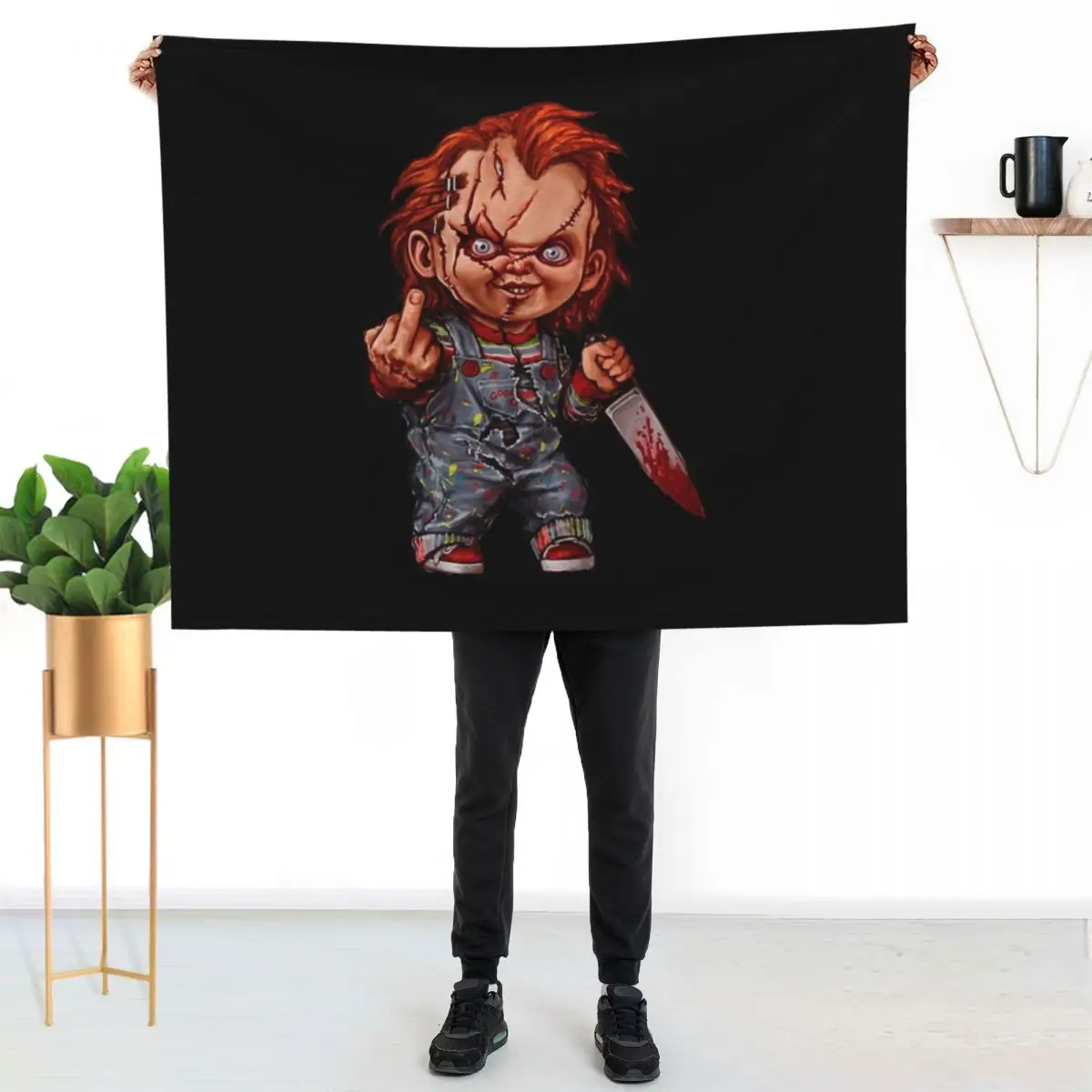 The Killer Doll Throw Blanket Stuffeds Bed decorative Summer Fashion Sofas sofa bed Blankets