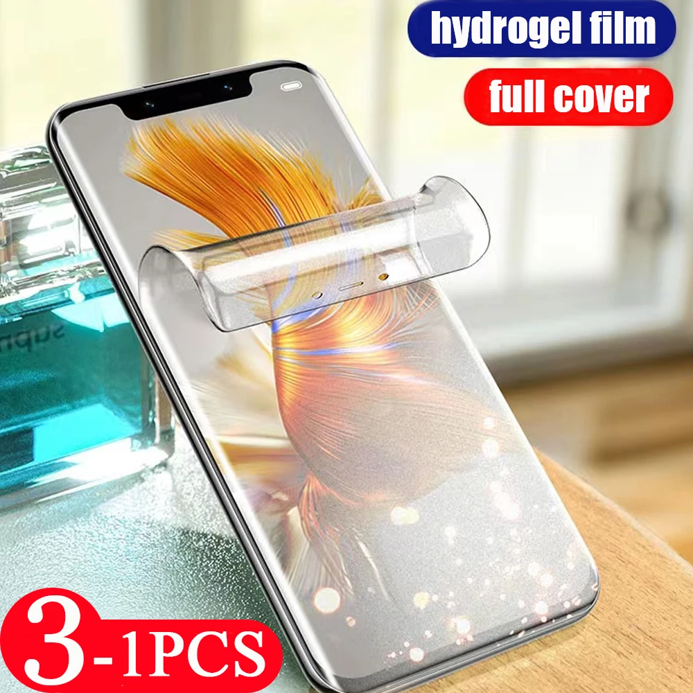 

Мягкая Гидрогелевая пленка с полным покрытием, защитная пленка для huawei Mate 50, RS, mate 40, Pro plus 30 lite, 50E, 40E, 30E, 3-1 шт.