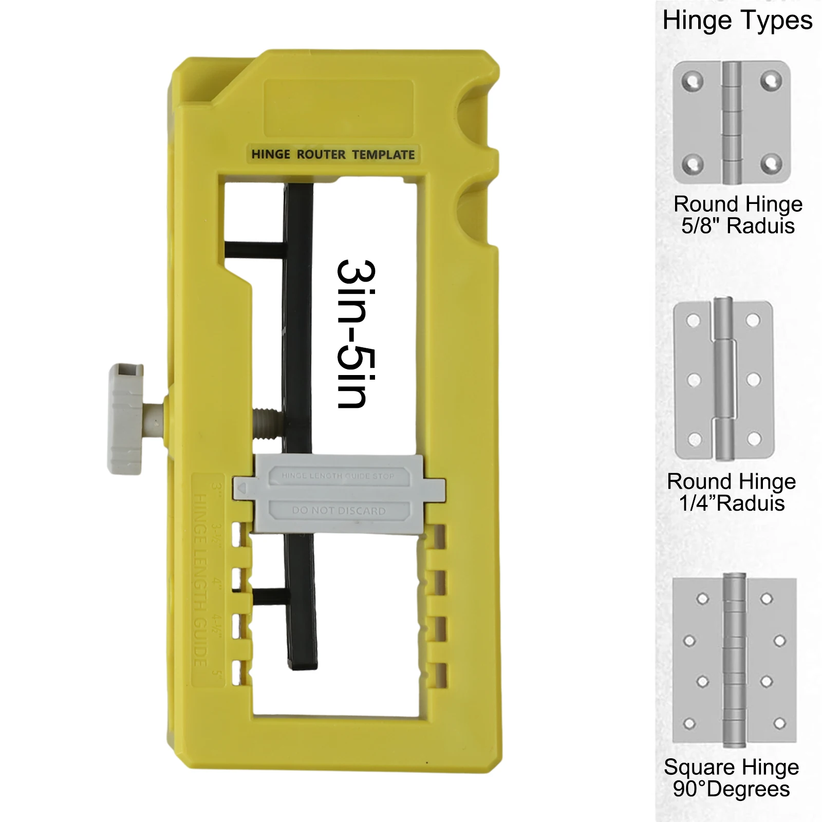 Door Mortiser 20*85*5.5mm Door Hinge Kit Outdoor Sports Portable Design Silicone Anti-skid Pads For DIY Projects