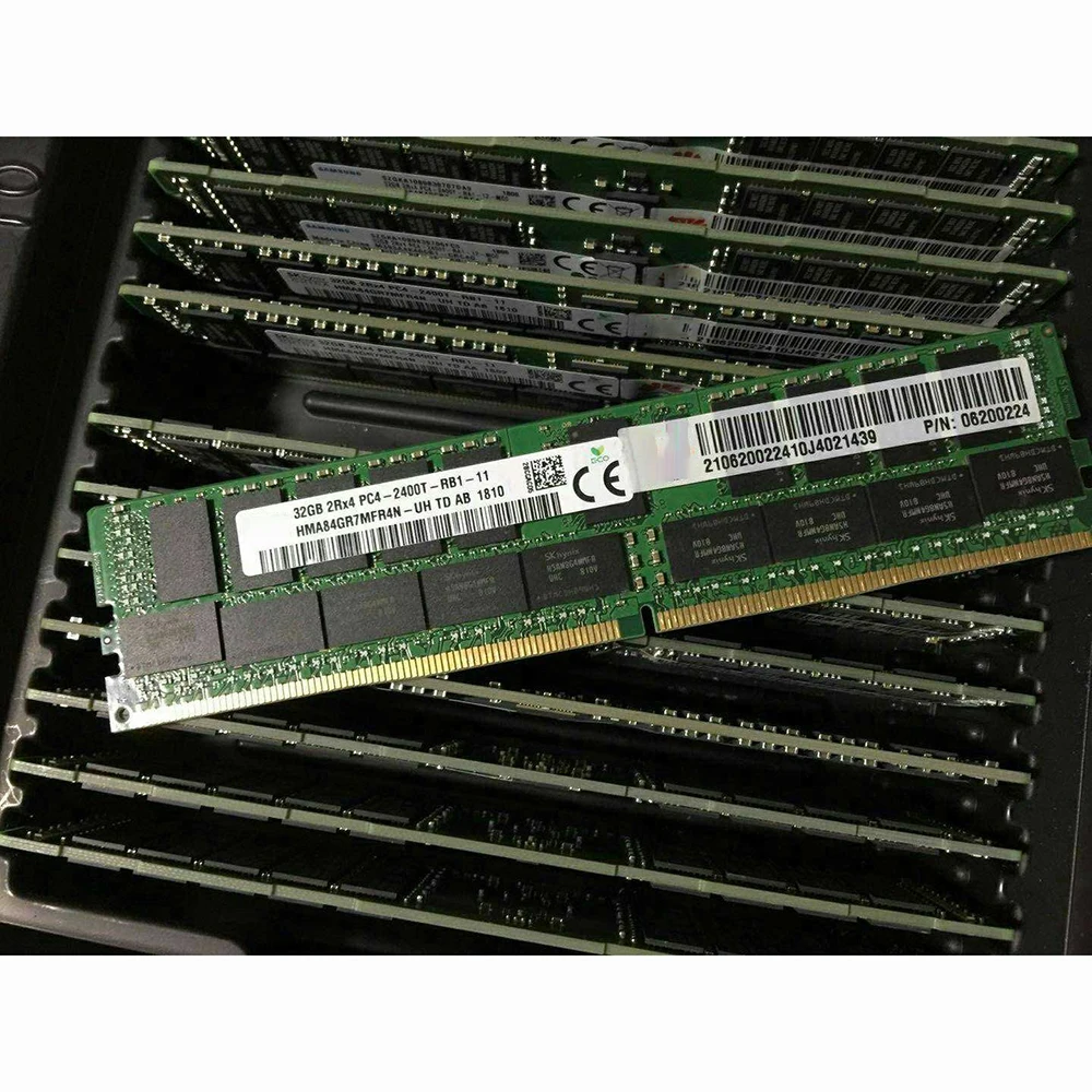 1 Pcs RAM For HUAWEI RH5288 V3 RH5885H V3 32GB DDR4 2400MHz ECC PN: 06200224 32G Server Memory