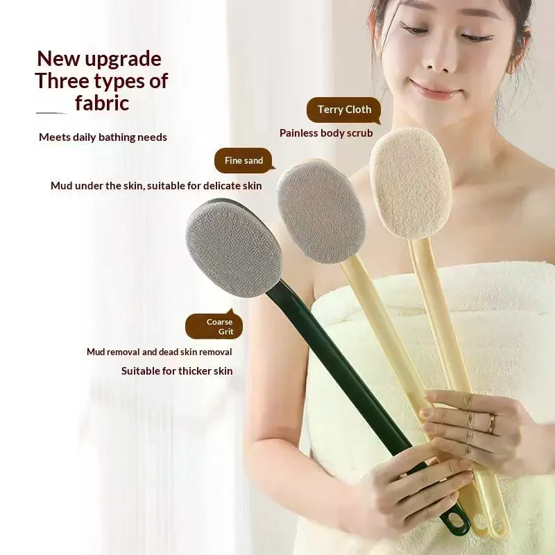Quick Dry Long Handle Bath Exfoliating ToolBath Brush Shower Back Scrubber Deep Cleaning Lightweight for Home Bathroom Daily Use