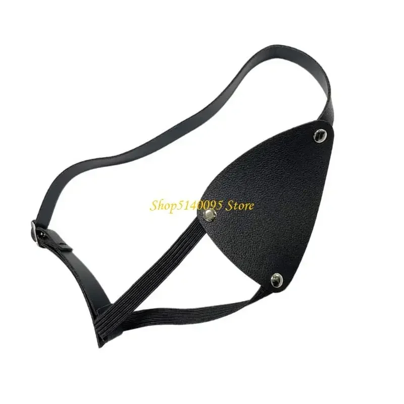 DXAE Medievals Knights Pirate Eye Patches Pu Leather Pirate Eyepatch Medieval Renaissances Costume Halloween Cosplay Costumes