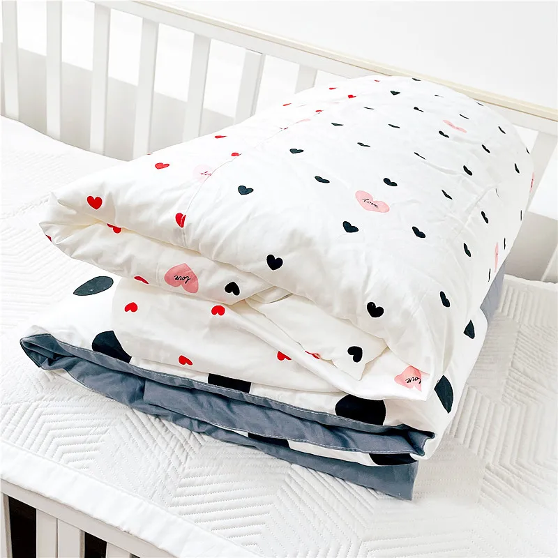 Cotton Stitching Quilt Kid Comfortable Thin Air-conditioning Quilts Infant Swaddling Wrap Blankets Babies Accessories Newborn