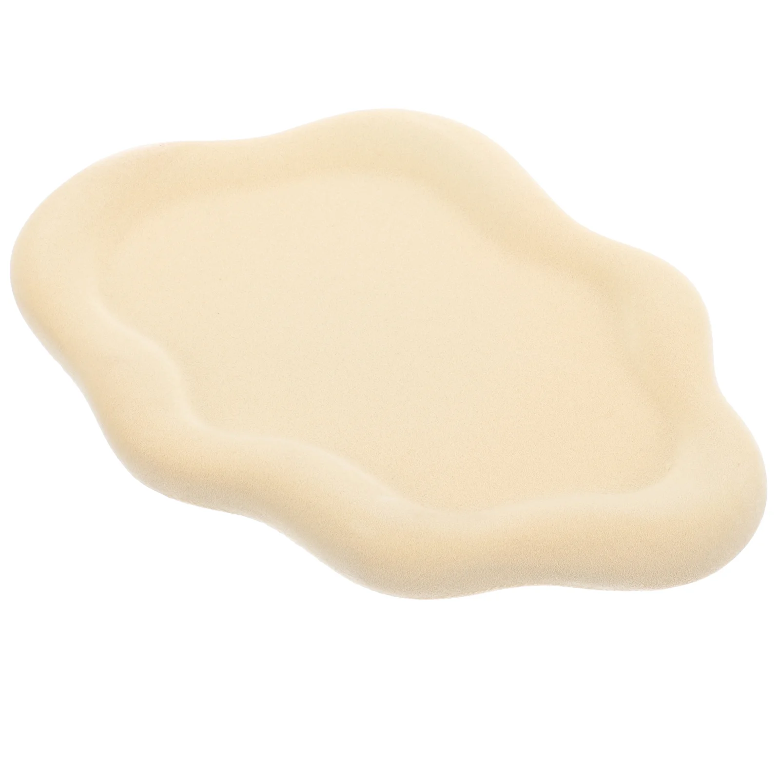 Stylish Ceramic Trinket Tray Jewelry Dish Unique Design Scratch Protection Desk Accessories Organizer Trinket Tray