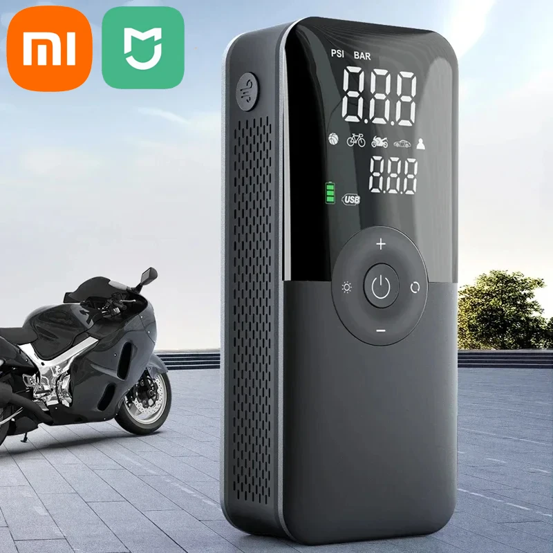 Xiaomi Mijia Wireless Tire Injector 7.4V Automobile Automatic Pump Portable Electric  Pump Compressor Bicycle Surfboard Inflator