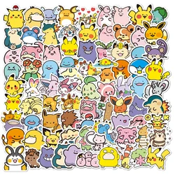 10/30/50/100pcs Cute Anime Pokemon Stickers for Kids Toys Waterproof Graffiti Laptop  Motorcycle Stationery Decoration Sticker