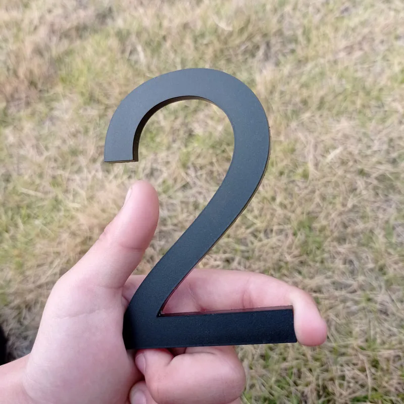 Numeri civici da 4 pollici 10cm per esterni, montaggio a parete Modern House Address Numbers Decor