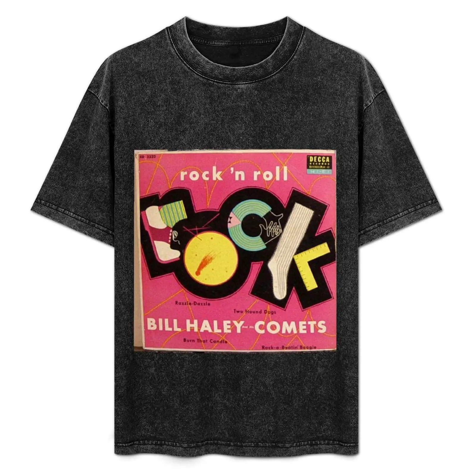 

Rock & Roll, Bill Haley & His Comets, 50's, Rock N' Roll,ep T-Shirt t shirts for man cotton funny T-Shirt