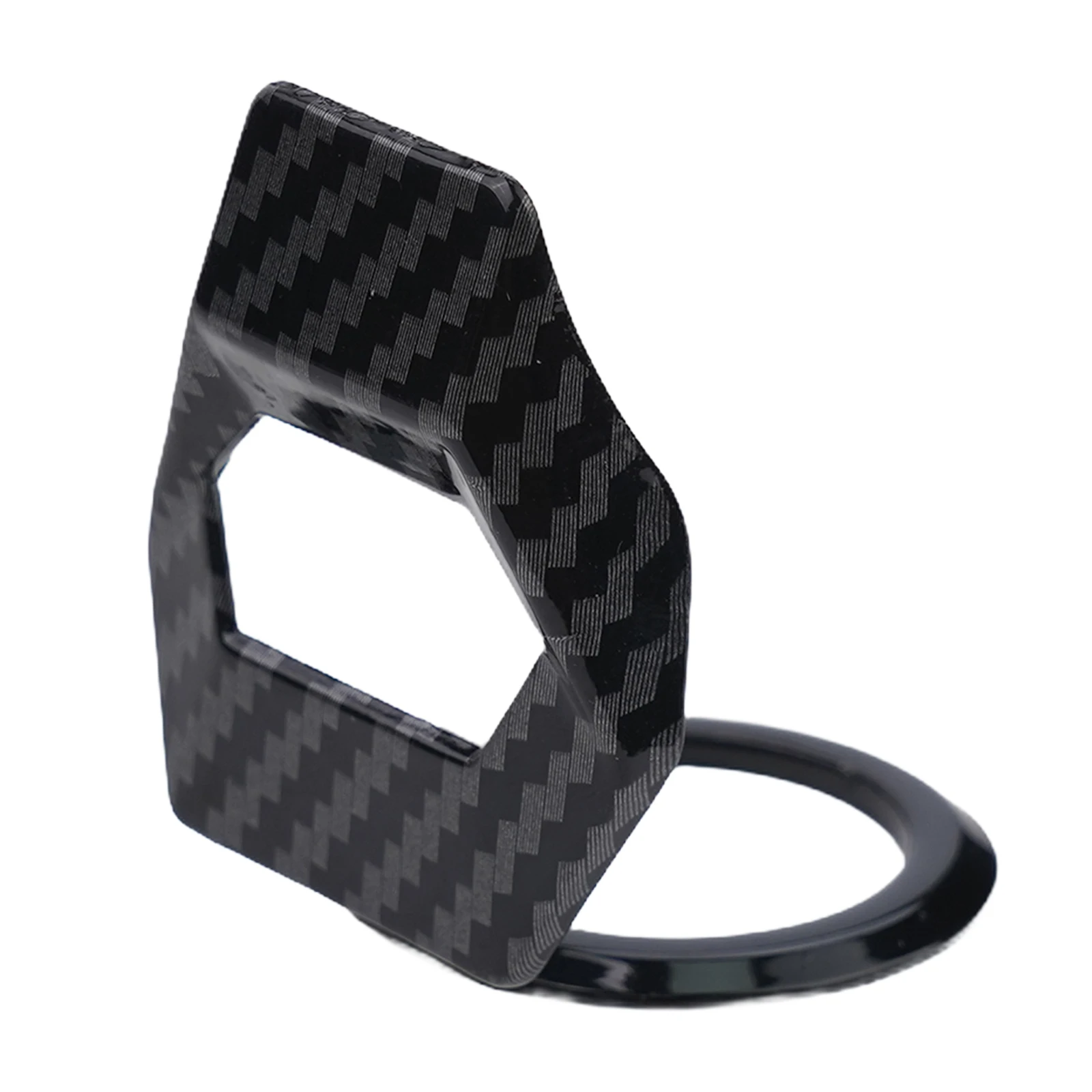 Engine Push Button Switch Cover Trim for Vehicle Interior Decoration Compatible with Most Car Start Stop Systems
