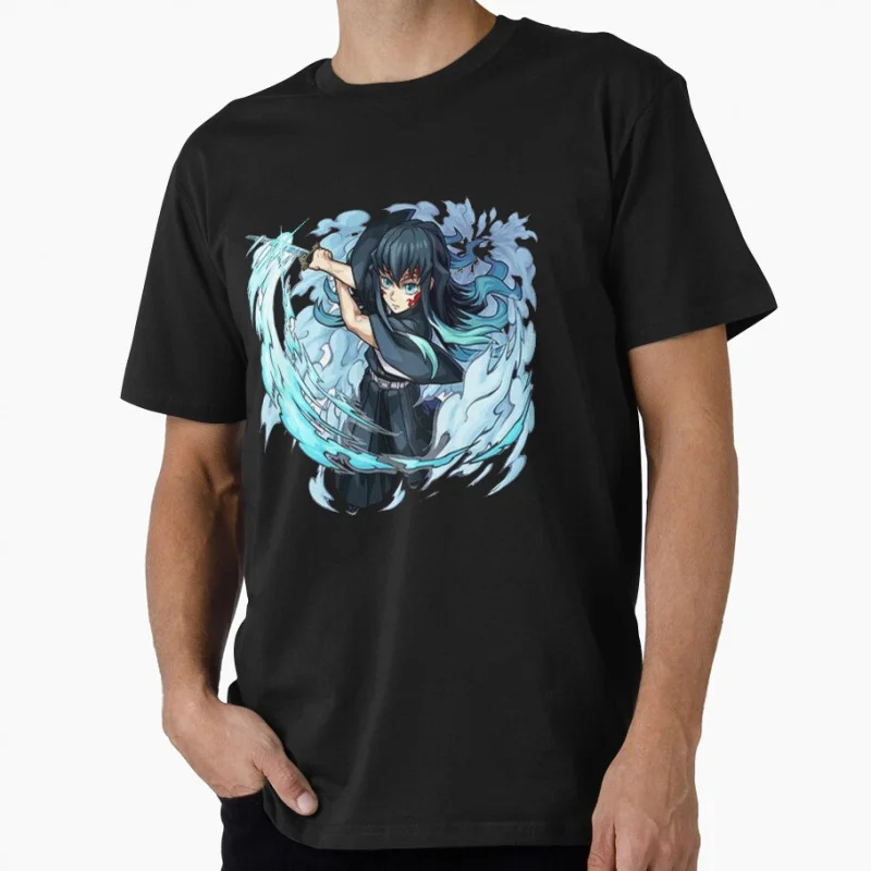 

Muichiro Tokito Manga Demon Slayer Kimetsu no Yaiba Anime t shirt for fans Large size Tops 100% cotton Clothes Birthday Gift
