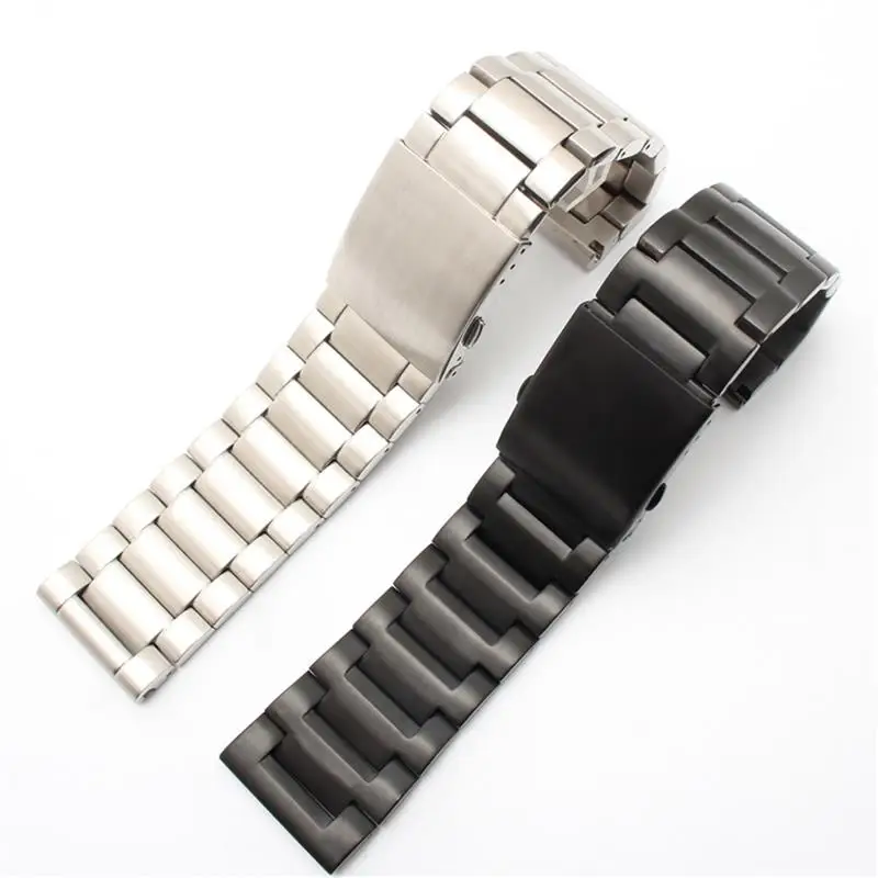 ONECMN Stainless steel watchband 22mm 24mm 26mm 28mm men solid metal bracelet for diesel DZ7333 DZ4344 watches band