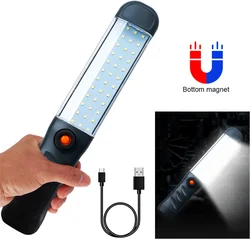 Powerful Work Light LED Portable Camping Lantern USB Rechargeable Work Lamp With Magnet Hook Waterproof Repair Camping Lights