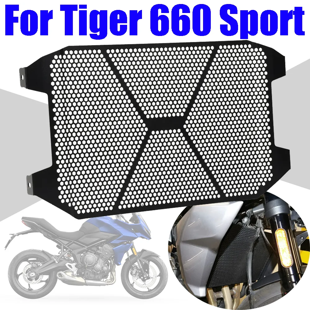 

Motorcycle Radiator Grilles Guard Grill Coolant Protection Cover Protector For Triumph Tiger 660 Sport Tiger660 660S Accessories