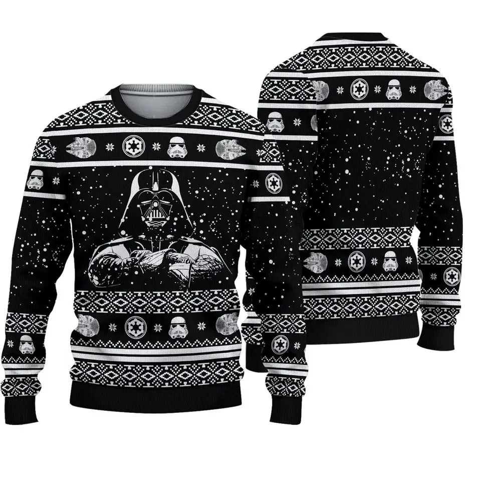 

2024 New World War New Year Hot Selling Christmas Ugly Sweater Fashion Street Christmas Gift Pullover For Men's and Men Clothing