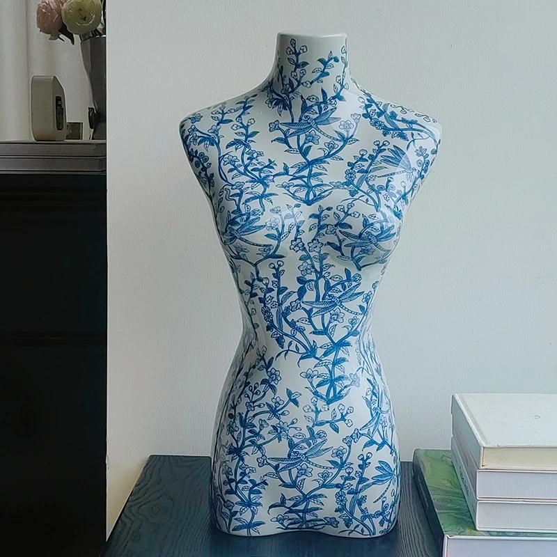 Art Human Sculpture Ornaments,Luxurious Ceramic Crafts,Home Artworks Decor,Portrait Statue,Creative Storage Rack,Nordic Gifts