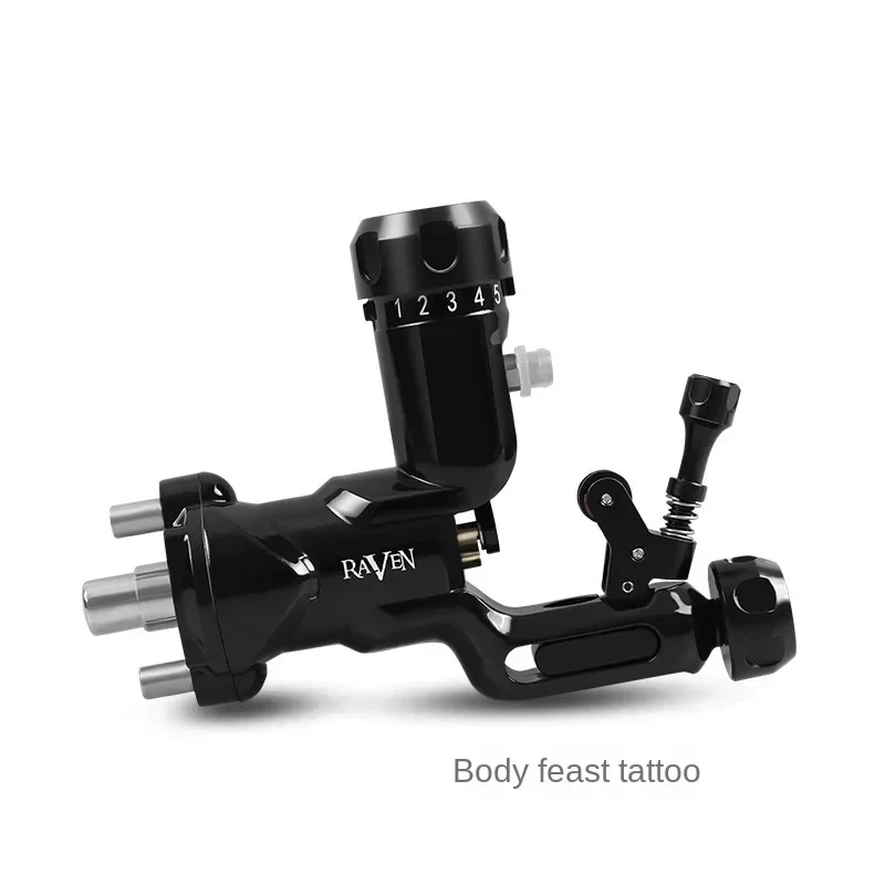 Tattoo Machine 1-10 Gear Adjustable Pin Cutting Line Tattoo Long Needle Short Needle Dual Function Machine Hollow Cup