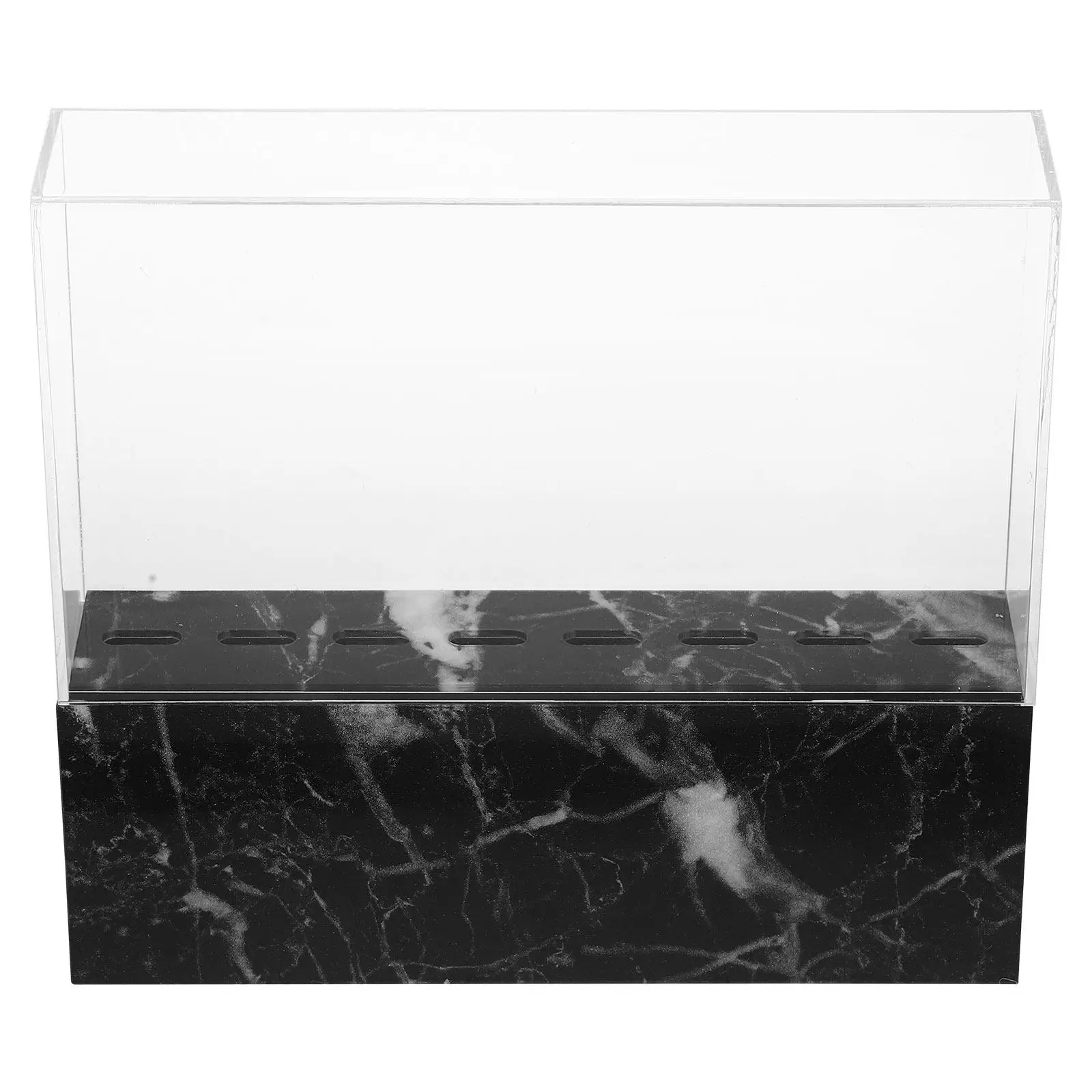 

Clear Acrylic Lash Tweezer Shelf 8-Hole Storage Rack for Eyelash Tweezers Scissors Makeup Salon Beauty Tools Organizer