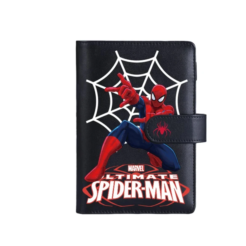 Disney Spider Man Peripheral Ledger Student A6 Notebook Binder Portable Diary Children Friends Girls Gift Stationery Wholesale