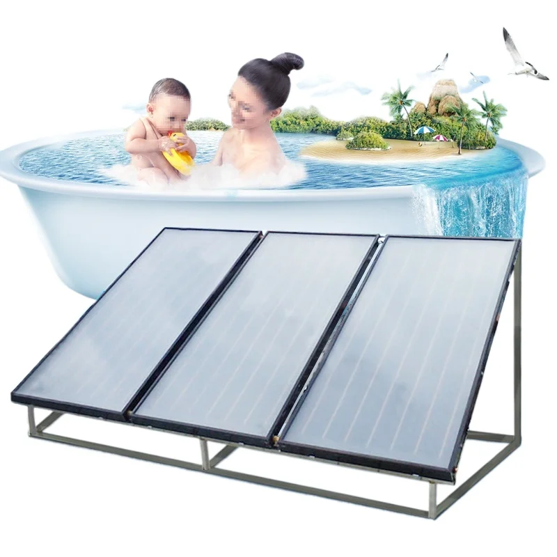 

2025 High Efficiency Flat Plate Solar Water Heater - Thermal Collector Panel for Swimming Pools & Household Hot Water