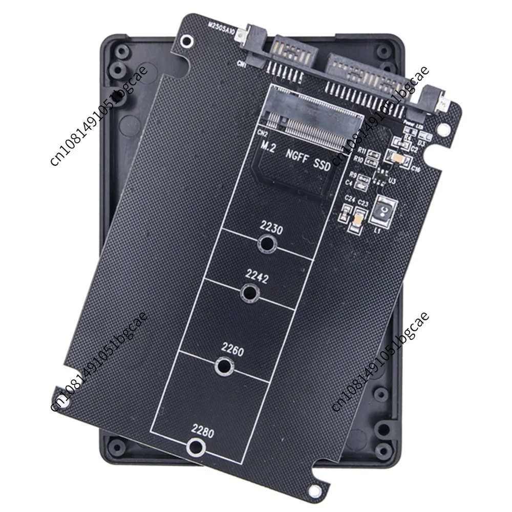 M.2 NGFF SSD To SATA3 External Hard Drive Box Dual-Use Converter Adapter Card M.2 NGFF To SATA3.0 Adapter Card for PC