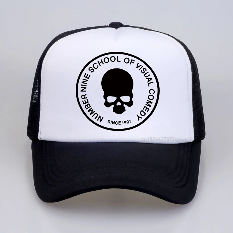 

Cool F Brother Number Nine 04S Skull Printed Y2K Printed hat Fashion Hip Hop Mesh breathable Trucker hats
