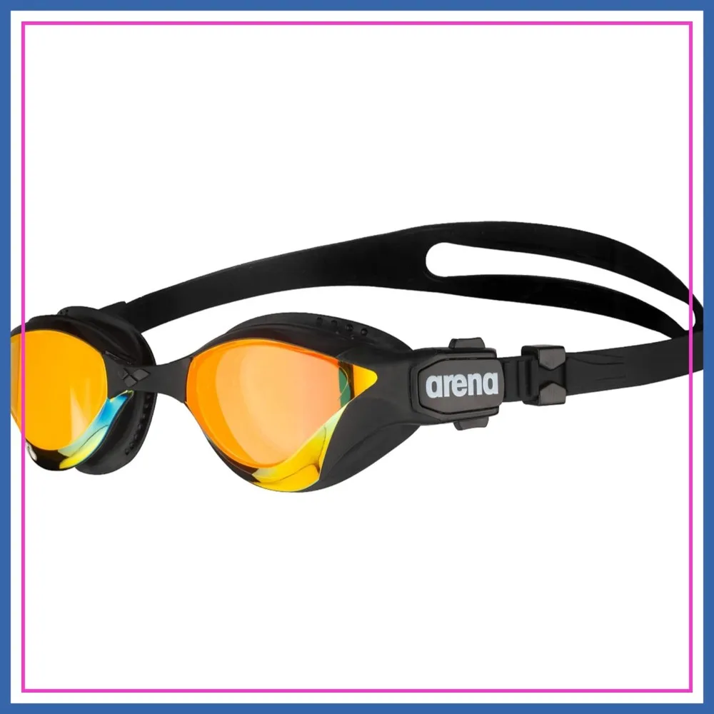 

Unisex Adult Triathlon Swimming Goggles Anti-Fog Wide Vision Mirror Lens for Fitness and Open Water