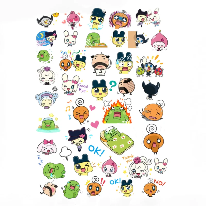 

Древний ранний тамагочи, виртуальный питомец, мультяшная переводная наклейка, творчество, сделай сам, предметы первой необходимости, украшение, водонепроницаемая наклейка на автомобиль