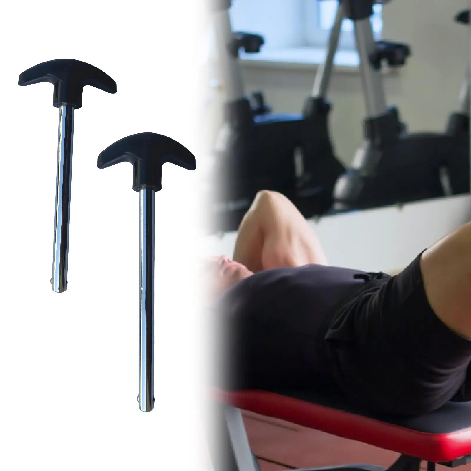 Stainless Steel Weight Stack Pin Extender Bodybuilding Drop Set Gym Machine Attachment for Strength Training at Home