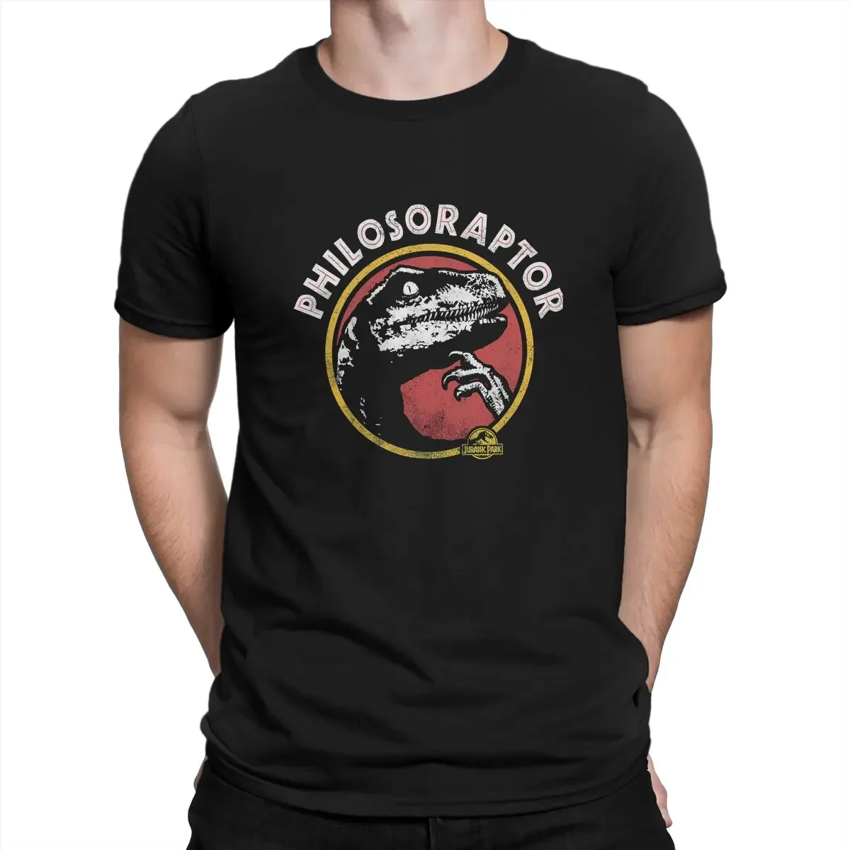 Philosoraptor Jurassic World T Shirt Graphic Crewneck TShirt Polyester Clothes