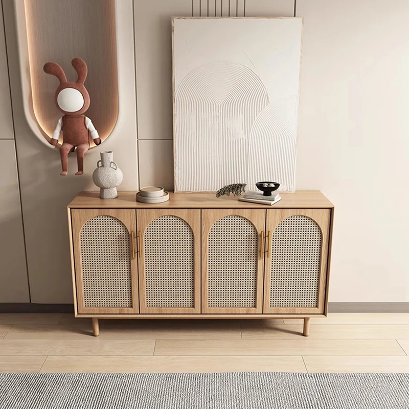 

Japanese Wabi-sabi Sideboards Modern Simple Vestibule Buffet Kitchen Cabinets Storage Dining Room Furniture Muebles Comedor FYSC