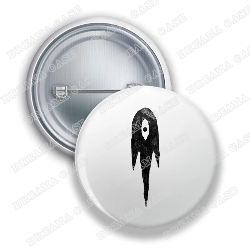 لعبة الرعب أوموري شارات مستديرة للملحقات باسيل كيل هيرو أوبري أوموكات صني زر بروش دبابيس المشجعين الأصدقاء الهدايا #3