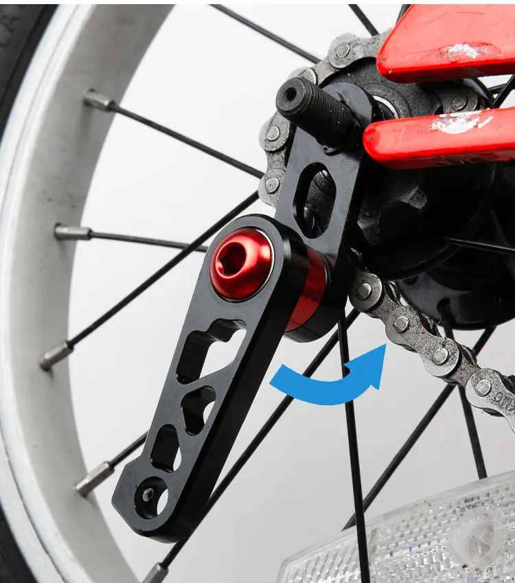 Für Singlespeed-Spannrolle, Fahrradkette, Aluminiumlegierungs-Führungsrolle, Kettenblattspreizer, Hinteres Schaltwerk, Reißverschluss – Detail 9