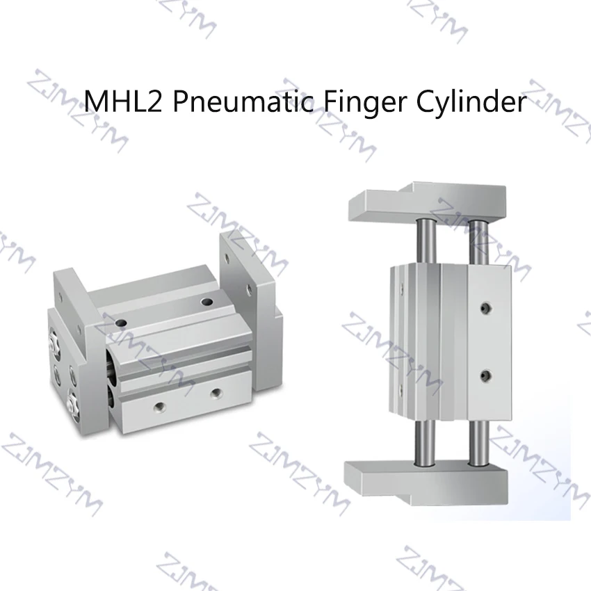 Imagem -04 - Cilindro Pneumático do Dedo Garra de Gás Cilindro de ar tipo Largo Prendedor de ar Curso Paralelo 40 mm D-z73 Interruptor Automático Mhl220d