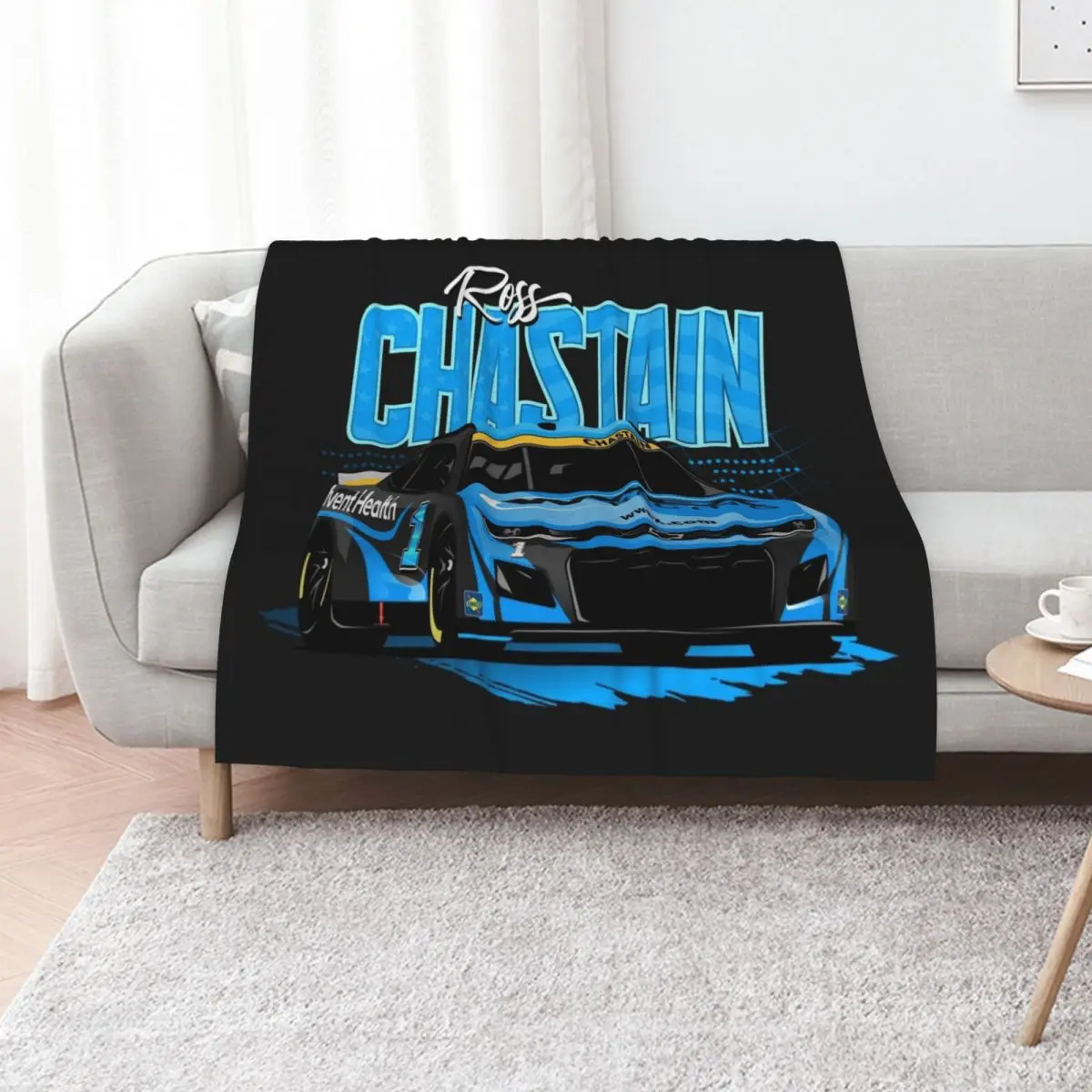 

Ross Chastain 2022 Nascar Championship 4 Throw Blanket Furry Single Bed Fashionable bed plaid Blankets