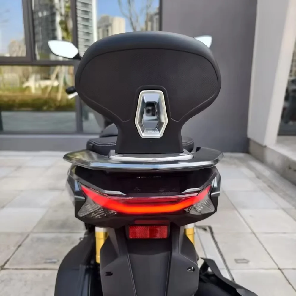 Modified Motorcycle PCX125 PCX150 PCX160 Rear Backrest Black Seat Sissy Bar Passenger Leather Pad Carrier for PCX 2021-2026