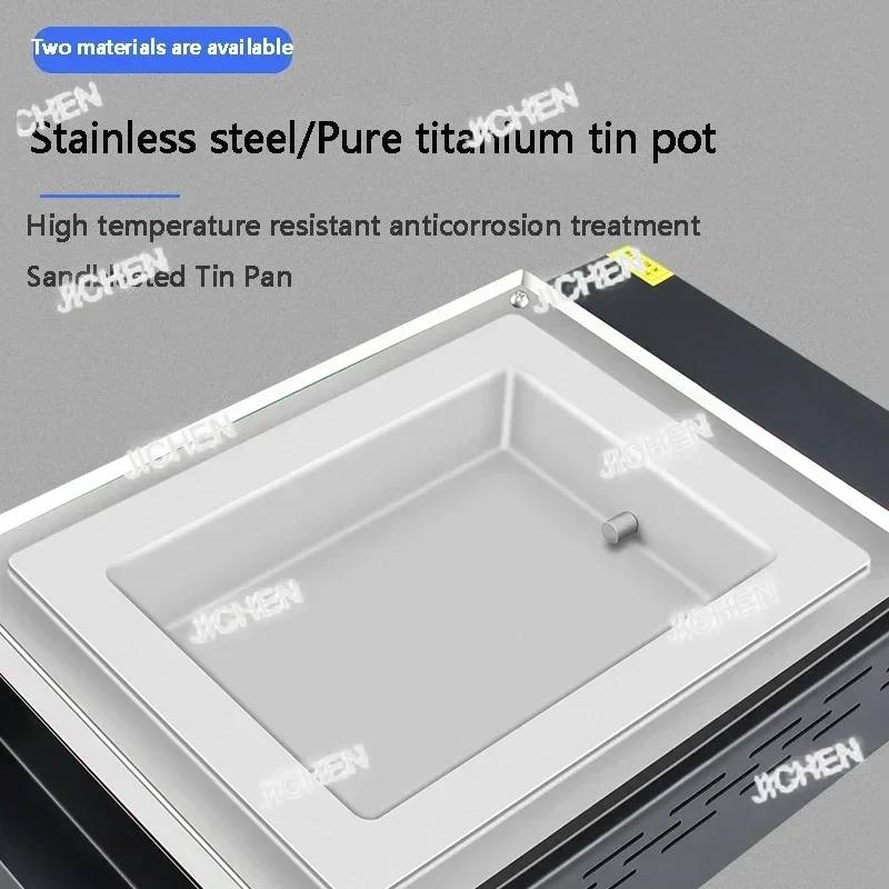 

XCTJ 220V Solder Pot Tin Melting Furnace Thermoregulation Soldering Desoldering Bath 60mm To 350mm 25~400/600 Degree Ajustable